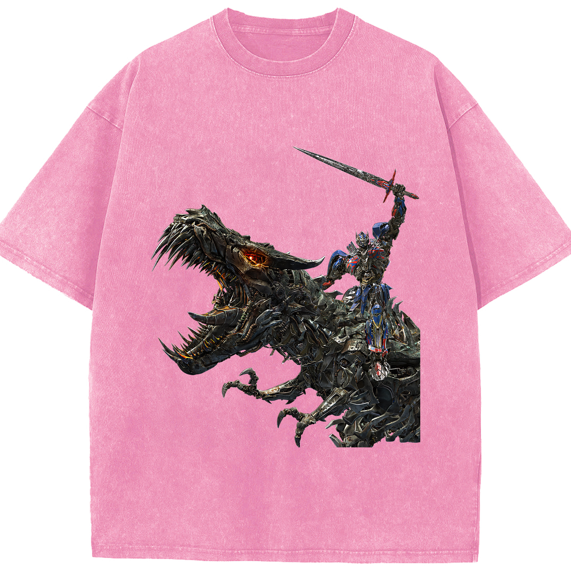 （画像用） Transformers トランスフォーマー 綿100% ヴィンテージ風 半袖Tシャツ（フロントプリント）